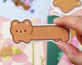 Loooong Boi Bear Sticker