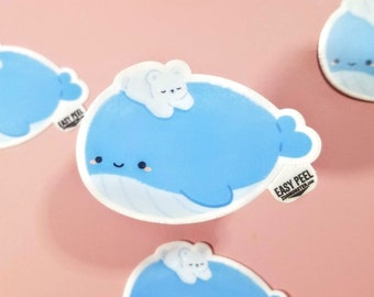 Whale Pal Sticker Bear