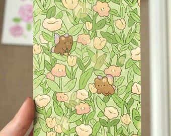 Flower Fairies Postcard Bear