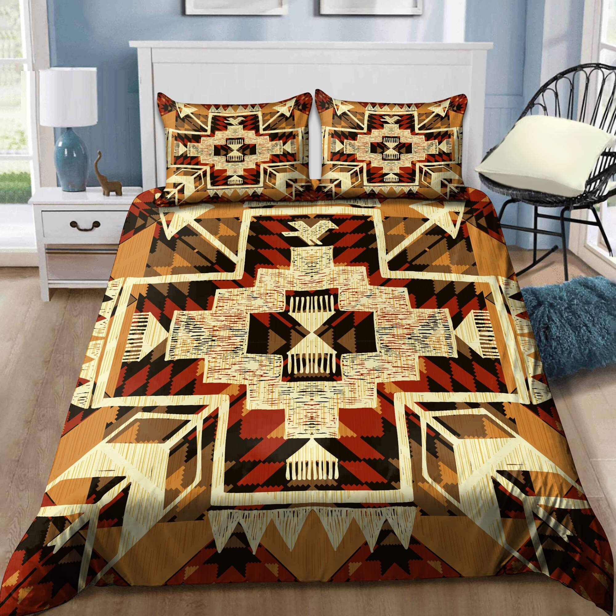 Native American 3D Bedding Set Duvet Cover Set Quilt Set Etsy