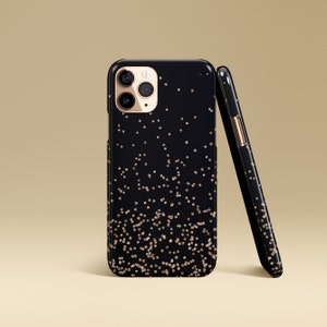 Luxury Gold Spotted Aesthetic iPhone 13 12 11 Mini Pro Max X XR XS 8 7 Plus, Samsung S20 S21 S10 Note 10 20 Plus Ultra, Google Pixel Case