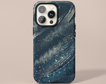 Midnight Blue Sky Milky Way—  iPhone 15 14 13 12 11 Mini Pro Max Plus, Samsung S23 S22 S21 Plus Ultra, Google Pixel Case, Stars phone case