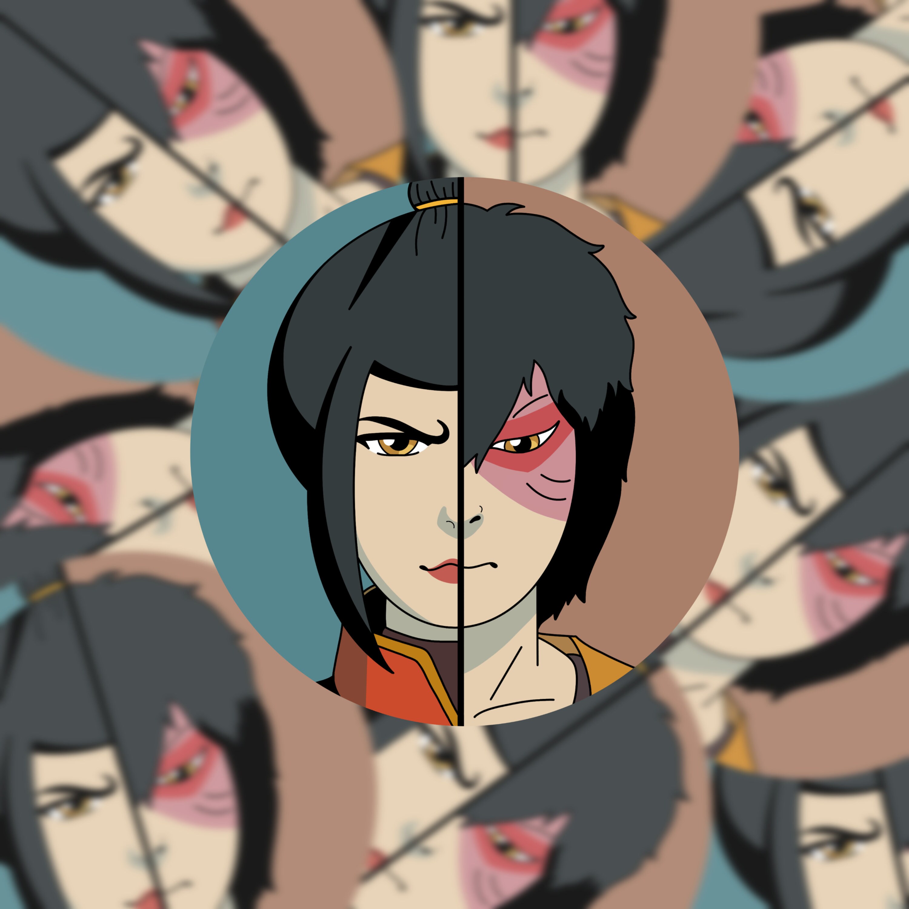 Azula and Zuko Avatar The Last Airbender Sticker Etsy