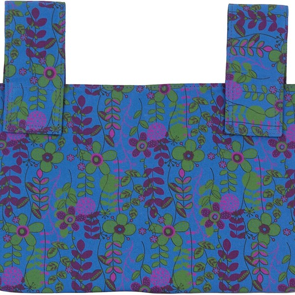 Walker Accessories / Blue Walker Tote / Mobility Aid / Designer Walker Bag / Gift for Mom / Assisted Living /Walker Carryall /Mother’s Day