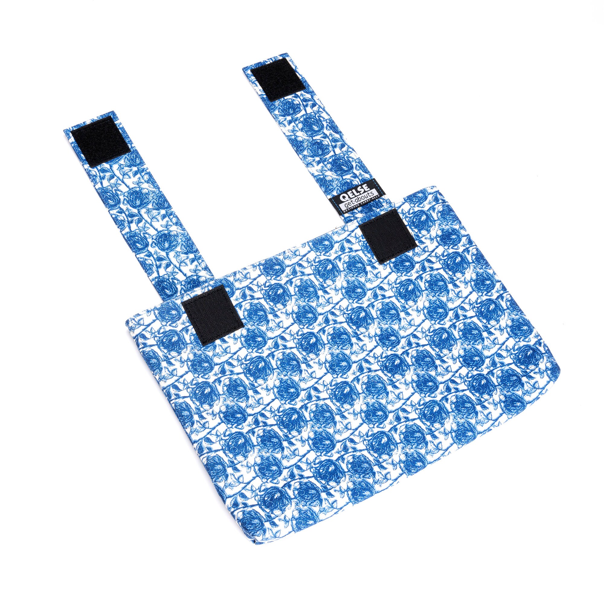 Designer Diaper Bag / Diaper Bag Blue Floral / Stroller Bag / Etsy