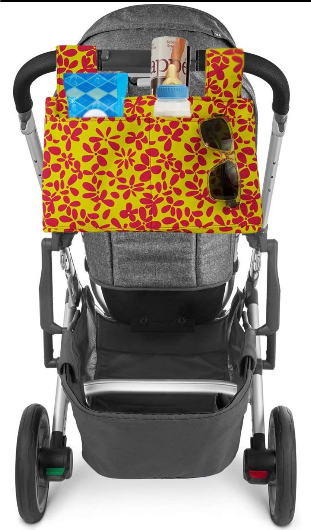 Designer Stroller Bag / Stroller Caddy / Gift for Mom / 