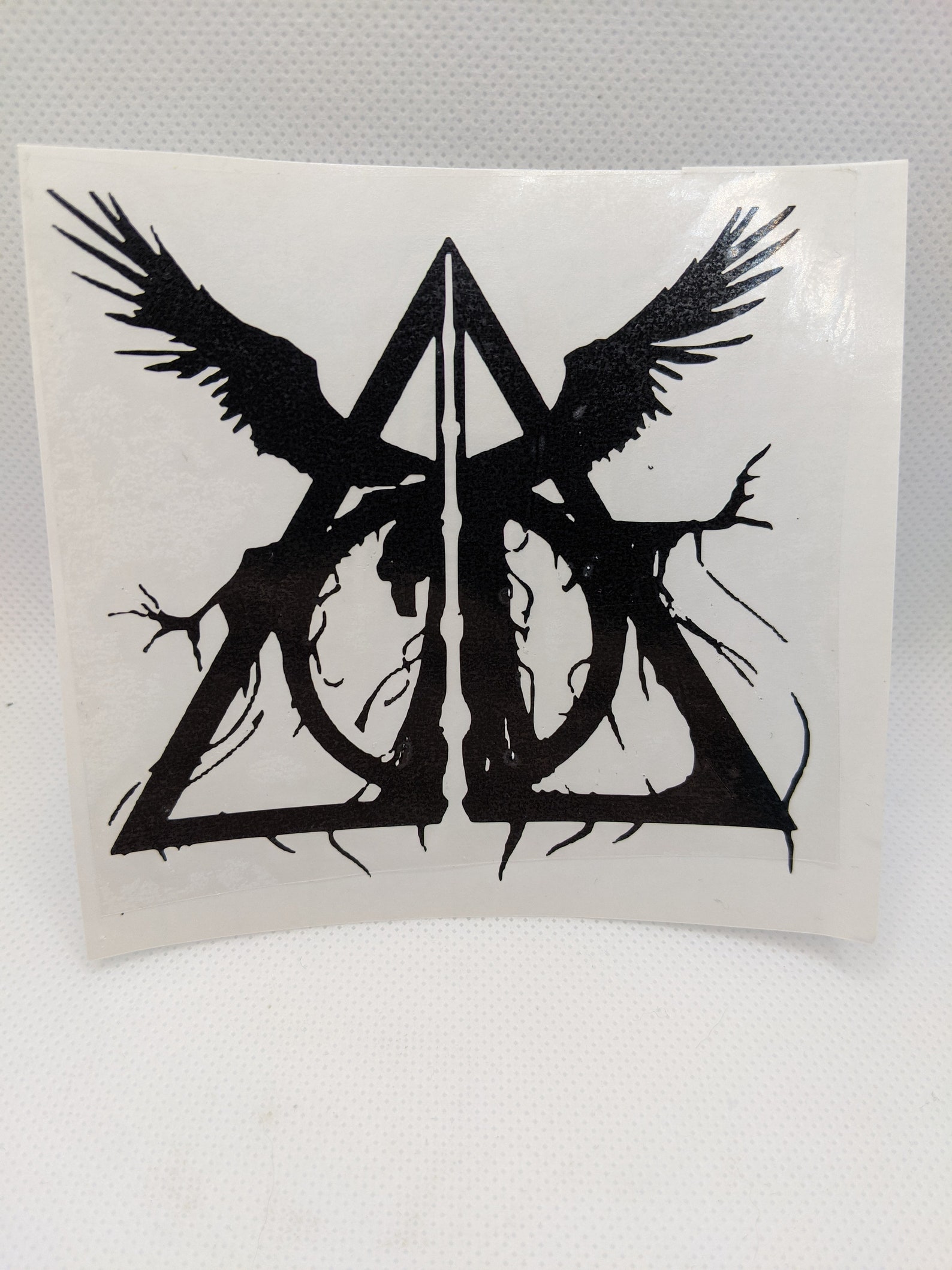 Death and the Deathly Hallows Decal | Etsy