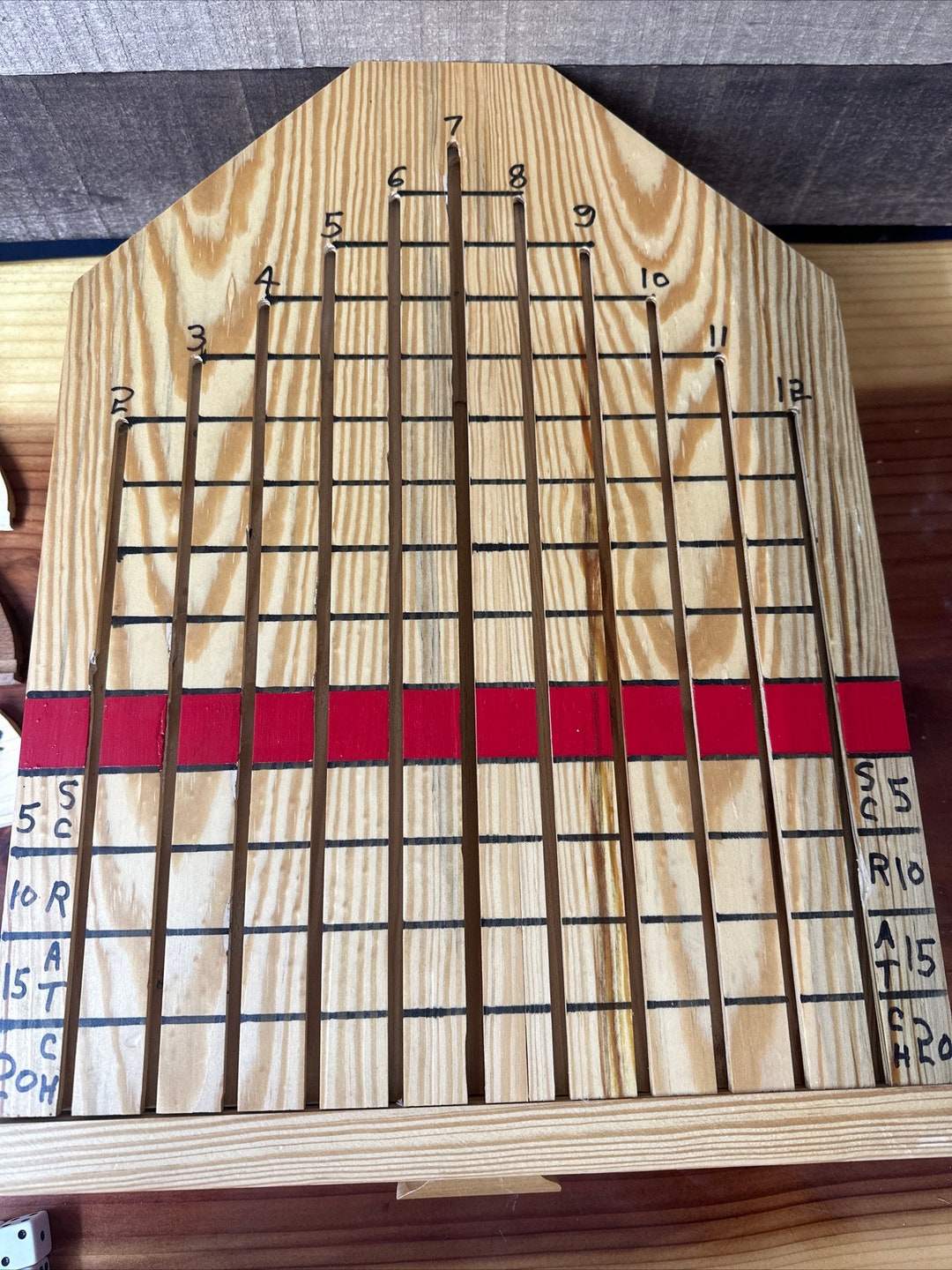 Vintage Handmade Wooden Horse Race Game With Drawer With Pieces Etsy