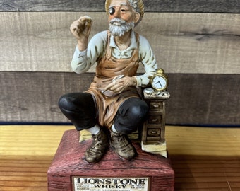 Lionstone Whiskey Bottle The Watchmaker European workers Ltd 1974