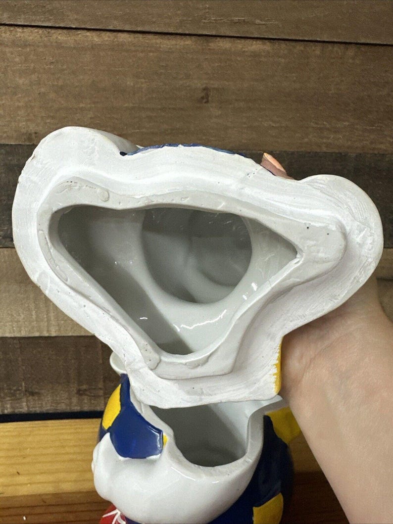 Vintage Cookie Jarceramic Farmer Pig MCM Farmhouse Antique Kitschy