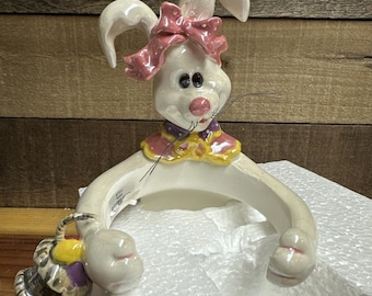 Our America Candle Hugs Rabbit In Box RARE