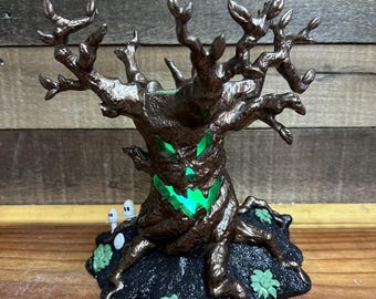 Bath Body Works Halloween Monster Tree 3 lont kandelaar op voetstuk - gebreken