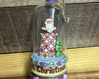 Jim Shore Seaside Greetings Santa Claus Hanging Ornament  display picture 1