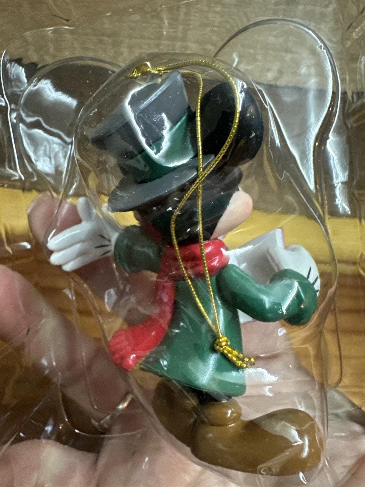 Enesco Mickey Unlimited Ornament Mickey Mouse Caroling in Box - Etsy