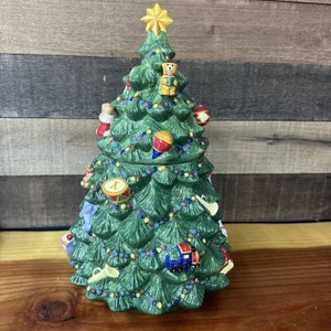 Christopher radko christmas tree cookie jar Clearance