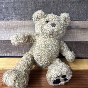 VINTAGE Build A Bear 1997 Teddy Bear 12in Plush Curly Bear Giggles