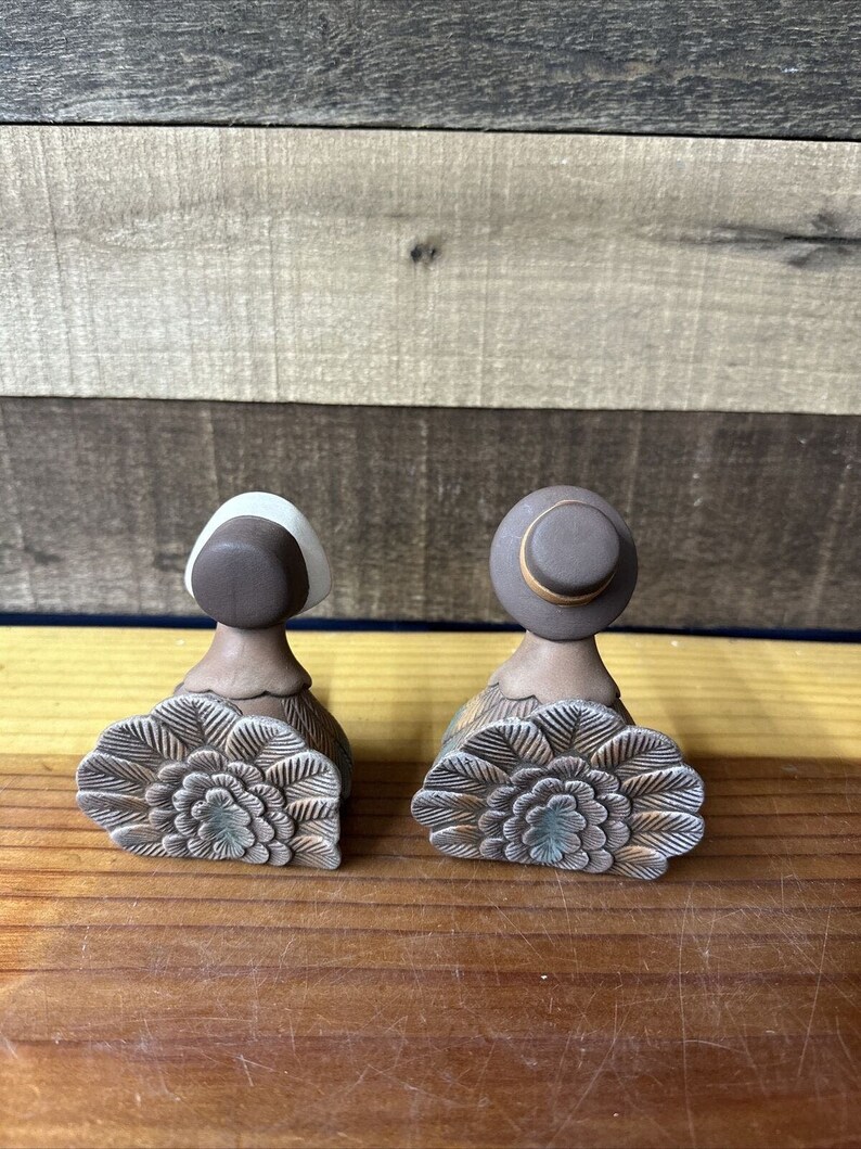 Vintage Ceramic Turkey Couple Shelf Sitters Thanksgiving Fall Autumn - Etsy