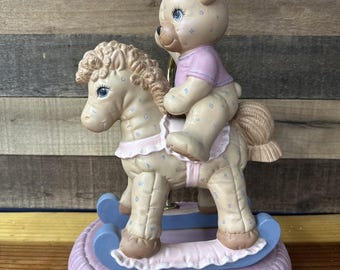 Vintage Big Sky Bears Jeff Fleming Bear Table Lamp With Shade