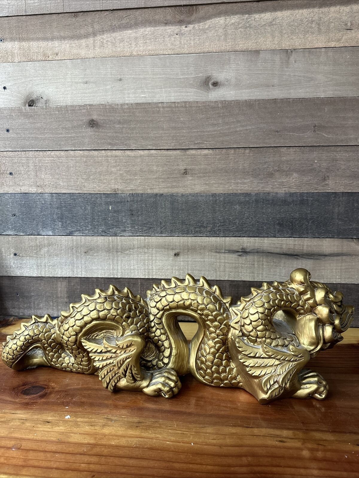 Vintage Rare 1962 Golden Dragon by Universal Statuary Corp Chicago