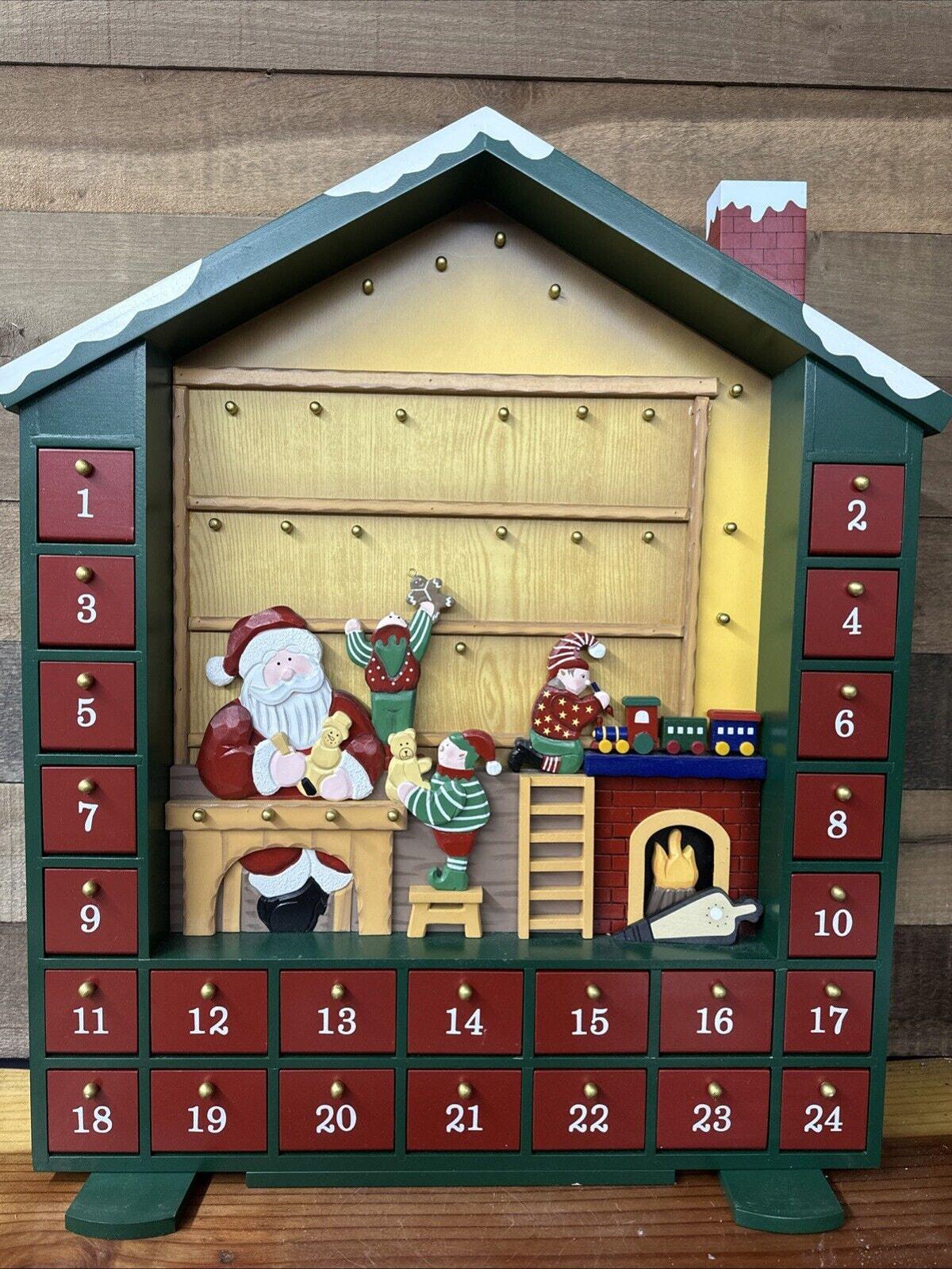 KIRKLAND signature アドベントカレンダー Kirkland Wood 21” Tall Advent Calendar Christmas Tree & 24