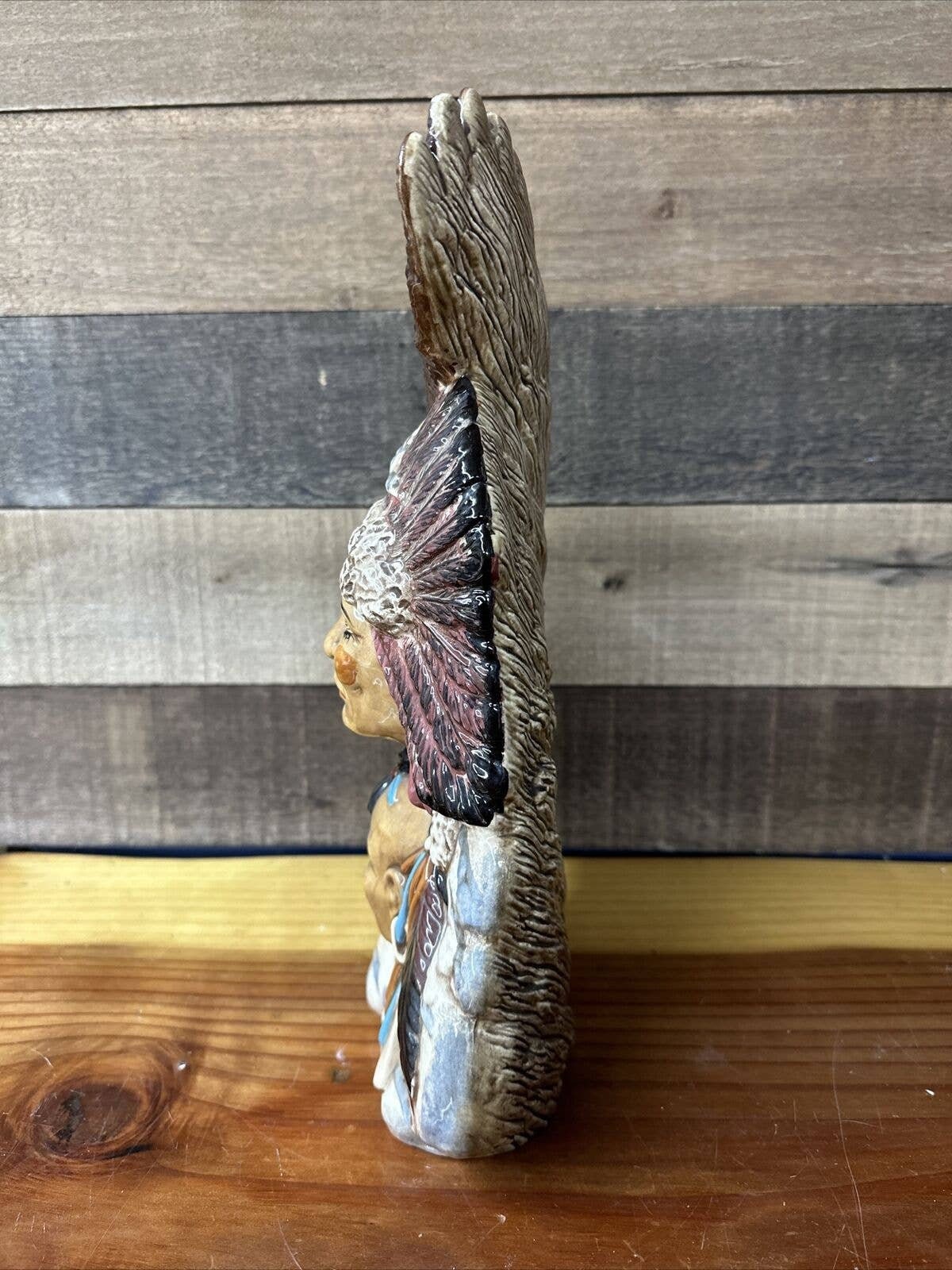 ヴィンテージ陶器ネイティブアメリカンインディアンの置物 - Etsy 日本