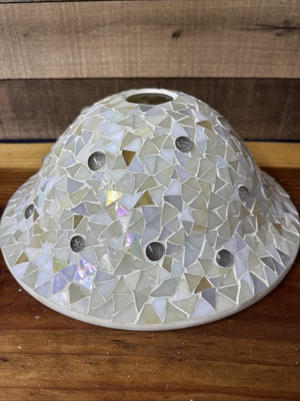 Glass Mosaic Shade 13” Wide -read - Etsy 日本