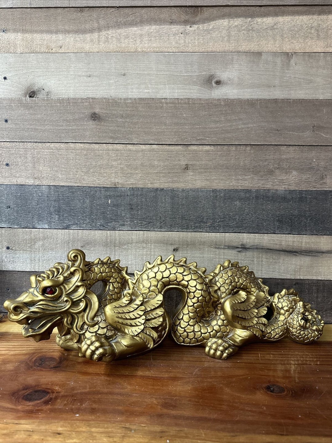 中国古玩　古銅鍍金龍筆置筆架　134g/幅9.3㎝　東Y6-1025☆2Fトヒコ 中国古玩 古銅鍍金龍筆置筆架 134g/幅9.3㎝ 東Y6-1025☆