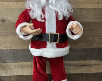We Wish You A Merry Christmas」歌って踊るサンタクロース 30インチ