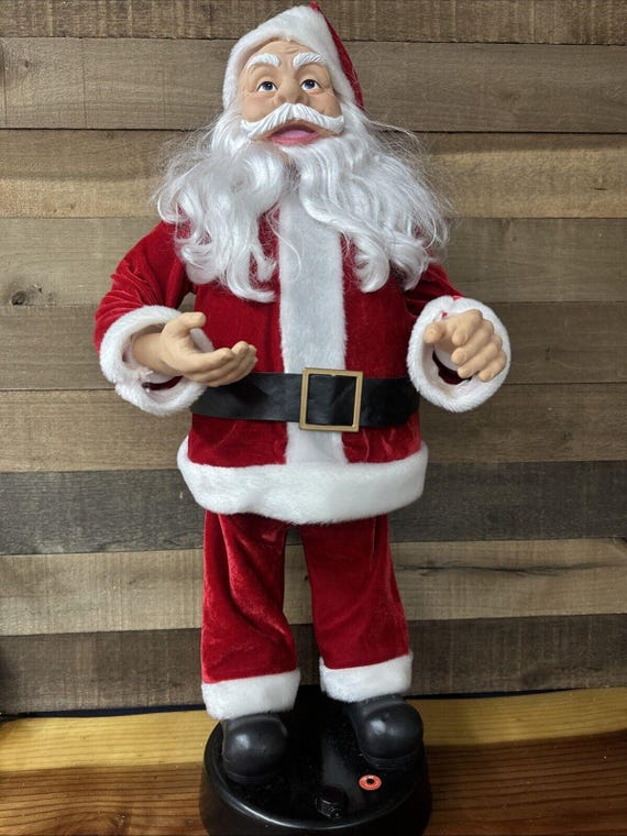 We Wish You A Merry Christmas」歌って踊るサンタクロース 30インチ