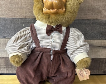 Vintage-raikes Bears-stuffed Animal-robert Raike-collectible-1989