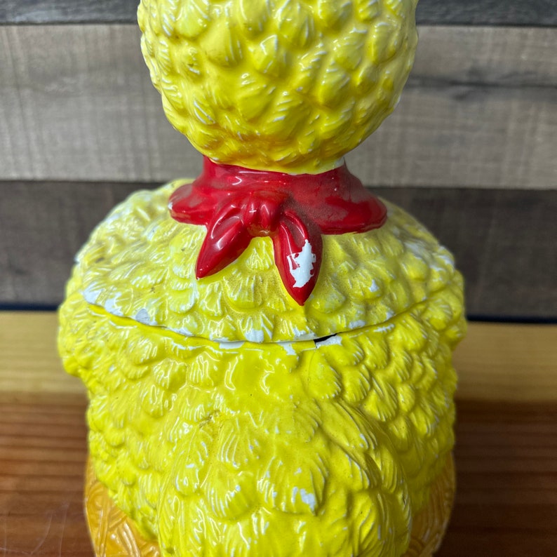 Vintage Sesame Street Big Bird Cookie Jar Etsy