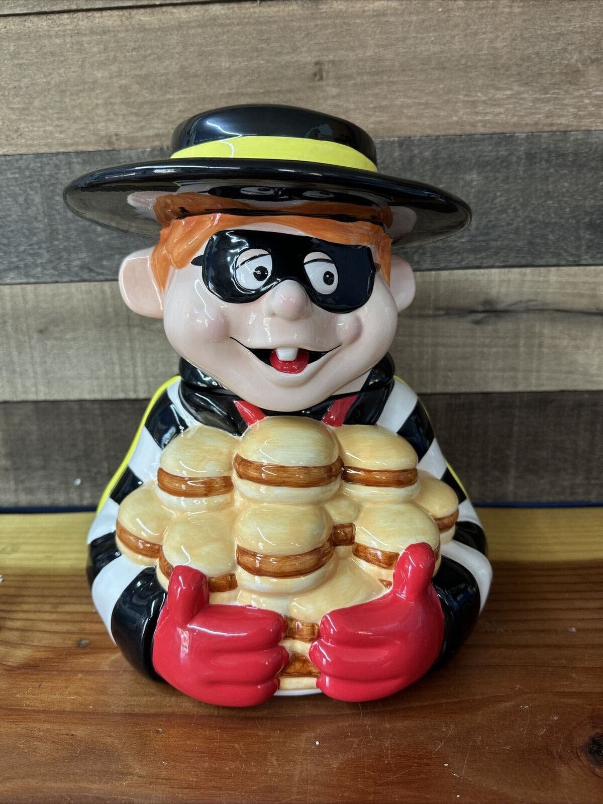 バンバーグラー　マクドナルド　クッキージャー　インテリア　陶器　ビンテージ バンバーグラー マクドナルド クッキージャー インテリア 陶器