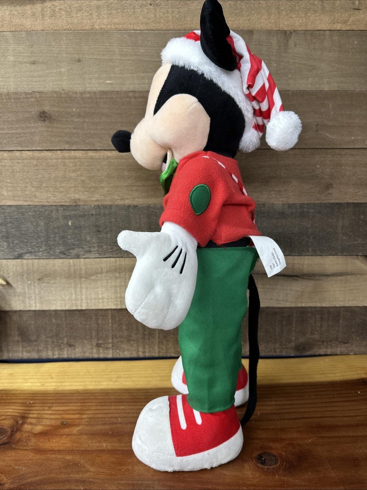 disney christmas mickey mouse christmas dress up for school Christmas Mickey-Minnie Mouse Cartoon Doll Mascot Costume Anime Winnie Bear Cosplay Suits Party Props Advertising Fancy Dress