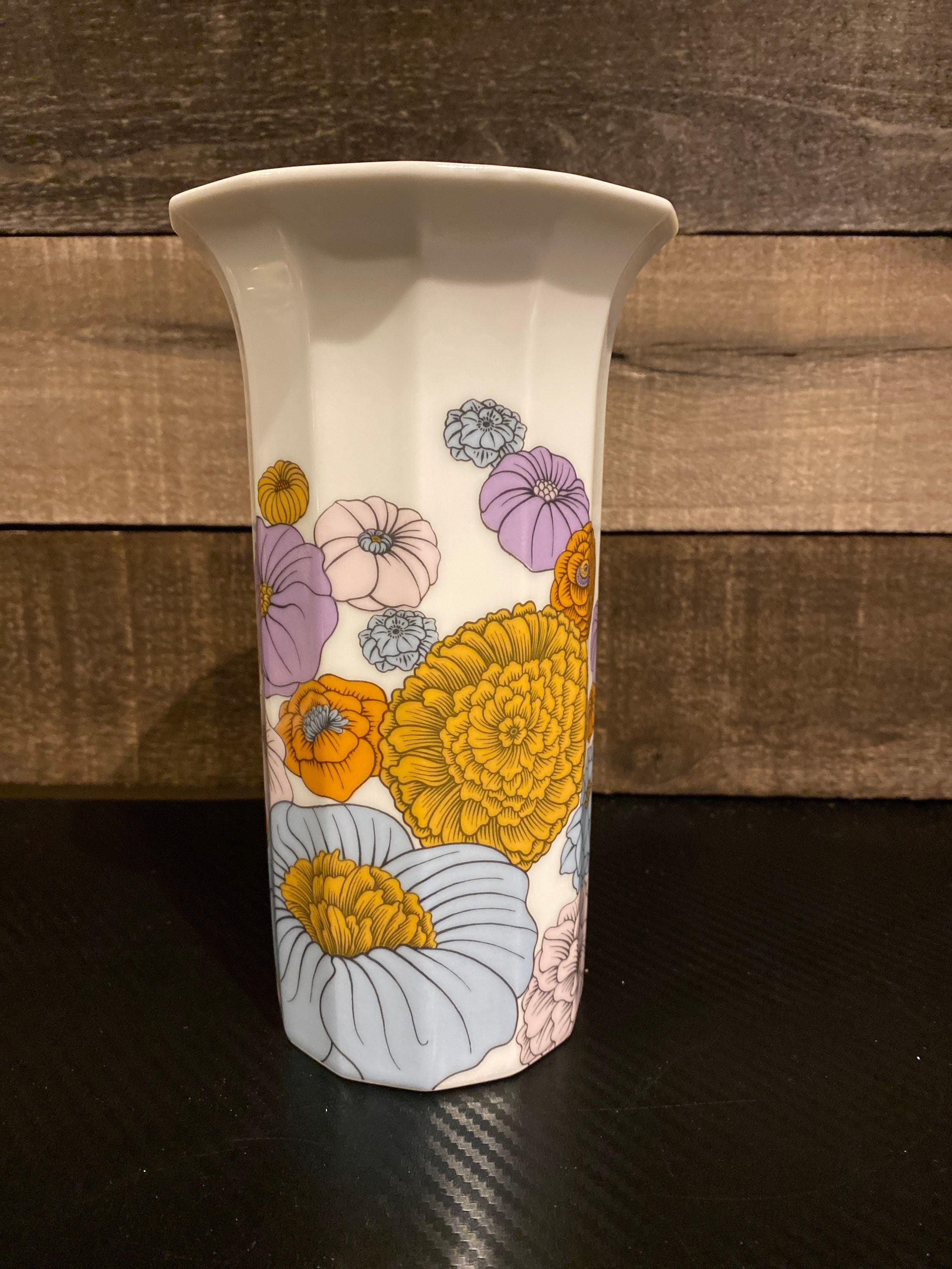 Rosenthal Germany studio line flowered vase Etsy