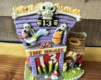 Creepy Hollow “Firehouse” Midwest of Cannon Falls Halloween Village