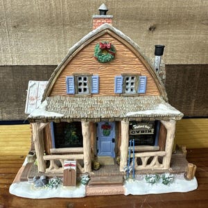 Lemax Village Collection Mallard Bay Oświetlony dom z bali