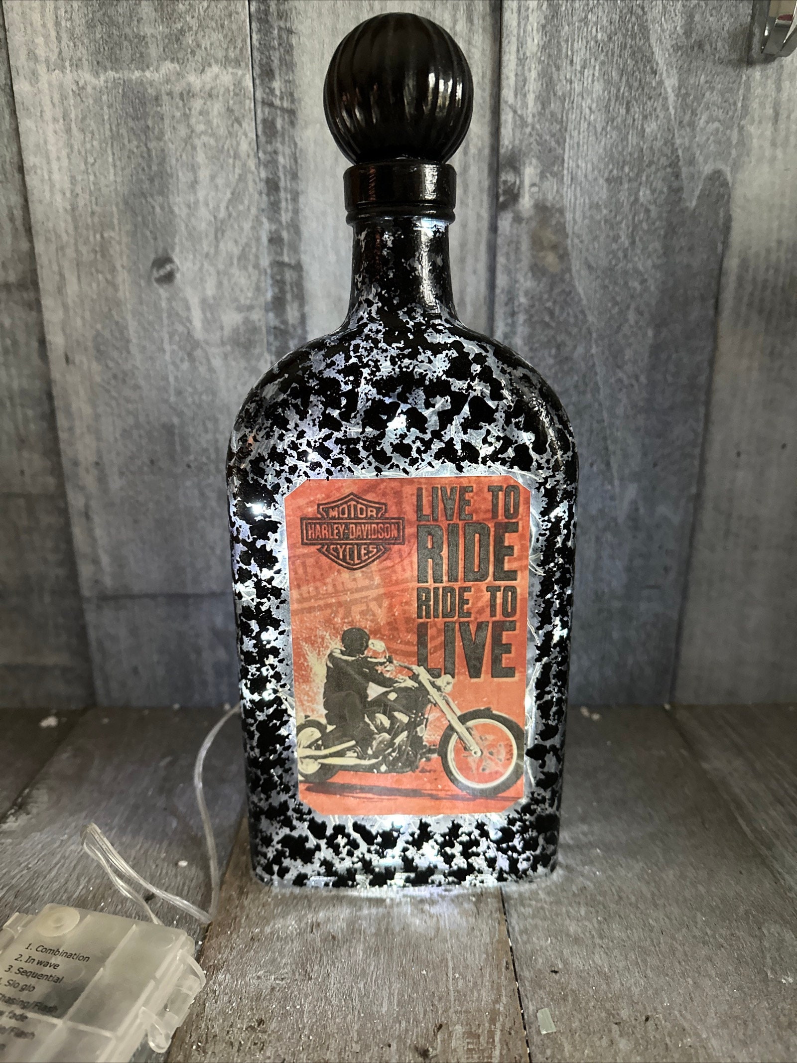 Harley davidson whiskey bottle - Etsy 日本