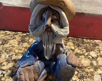 Vintage 1960s Original Lionstone cowboy western sculptured Vintage 1960s Original Lionstone cowboy western sculptured