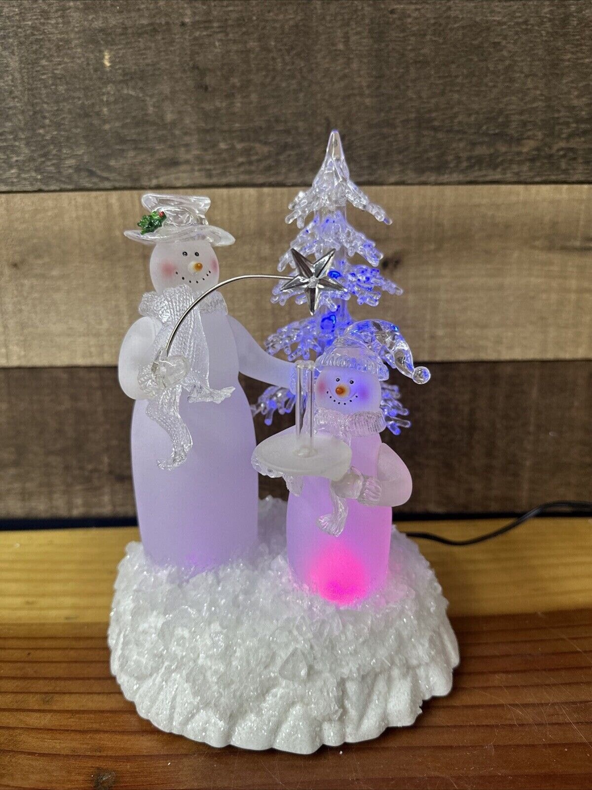 JC Penney Home Collection Candlelight Luster Snowman in Box - Etsy