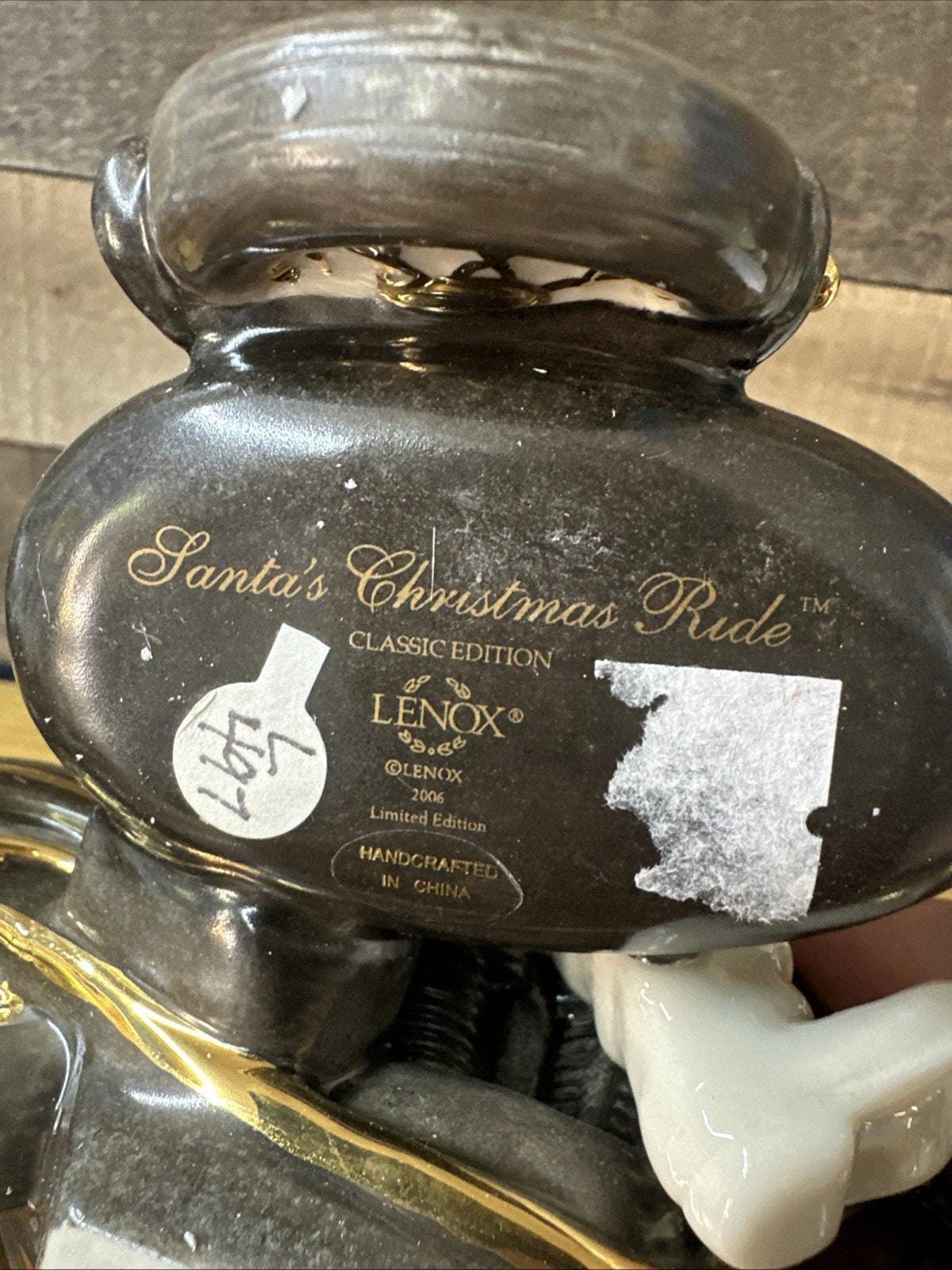 LENOX SANTA'S Christmas Ride Motorcycle Classic Edition in Box - Etsy