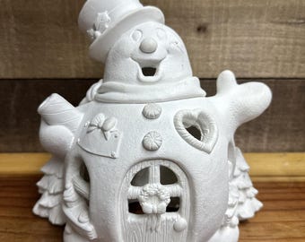 Thomas Kinkade White Christmas Snowman Train by Bradford Exchange Thomas Kinkade White Christmas Snowman Train by Bradford Exchange