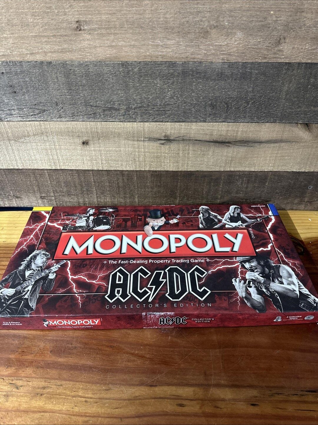Monopoly AC/DC Collectors Edition Board Game Rock & Roll 2011 Hasbro ...