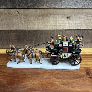 希少◇Department 56 ヘリテージビレッジ 馬車 置物 ヴィンテージ