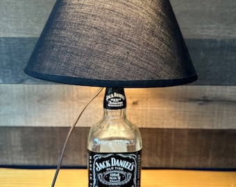 Jack Daniels liquor bottle table lamp