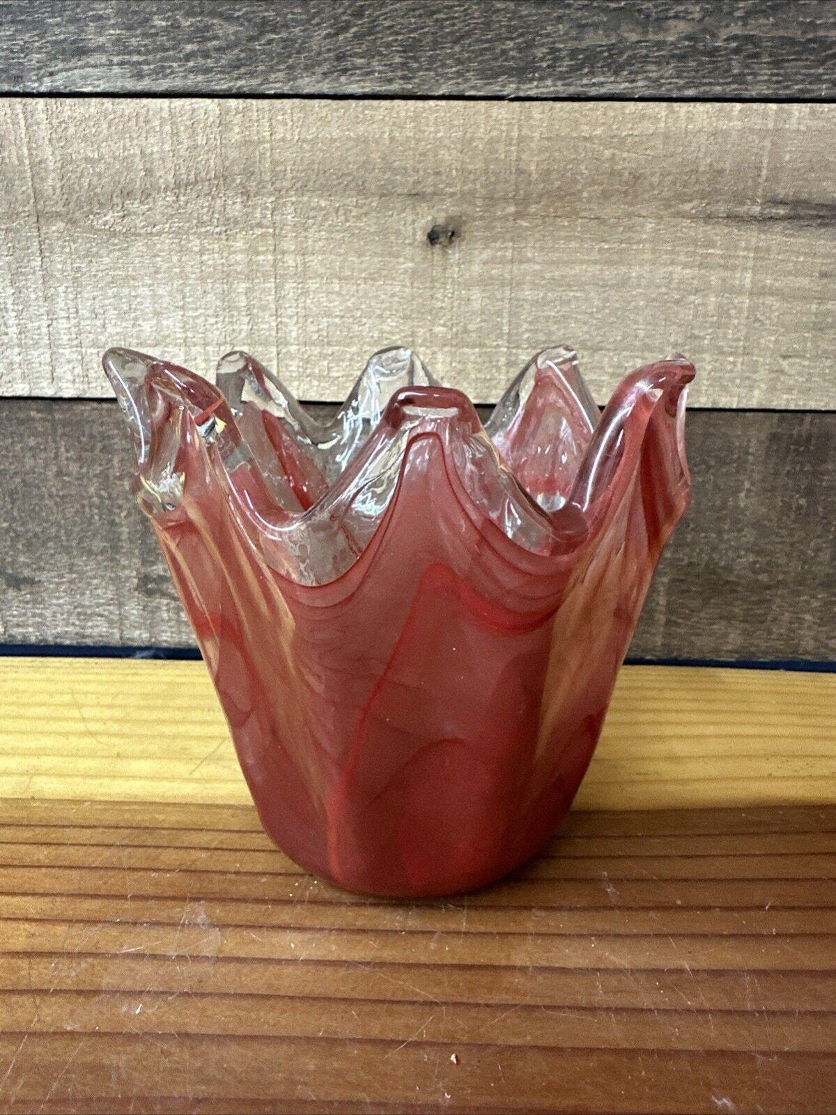 Pink Murano Vase - Etsy