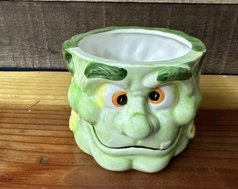 Tarro de caramelos Vigor con forma de cabeza de Frankenstein sin tapa