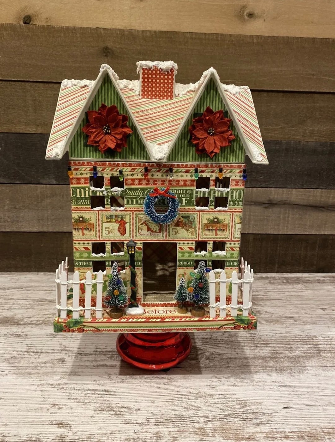 Homemade Christmas Village 