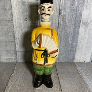 Vintage russische Wodka Karaffe leere Flasche