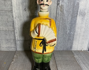 Vintage Russian vodka decanter empty bottle
