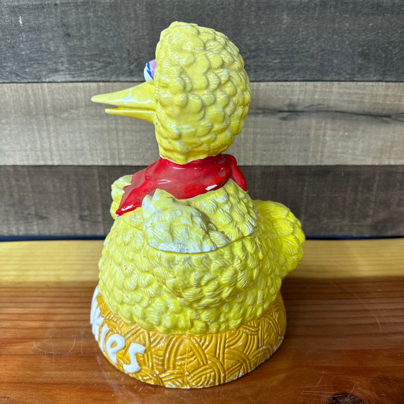 Vintage Sesame Street Big Bird Cookie Jar Etsy